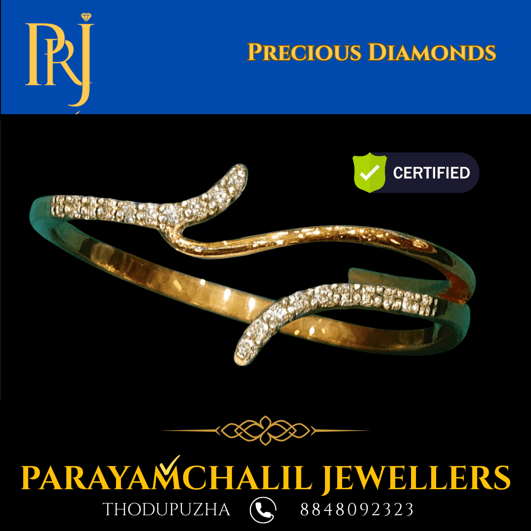 Precious Diamonds Twin Wave Diamond Ring – Parayamchalil Jewellers Thodupuzha
