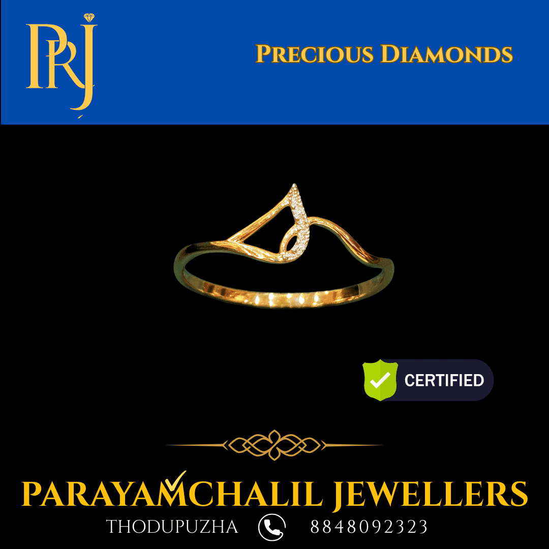 Precious Diamonds Grace Curve Diamond Ring – Parayamchalil Jewellers Thodupuzha