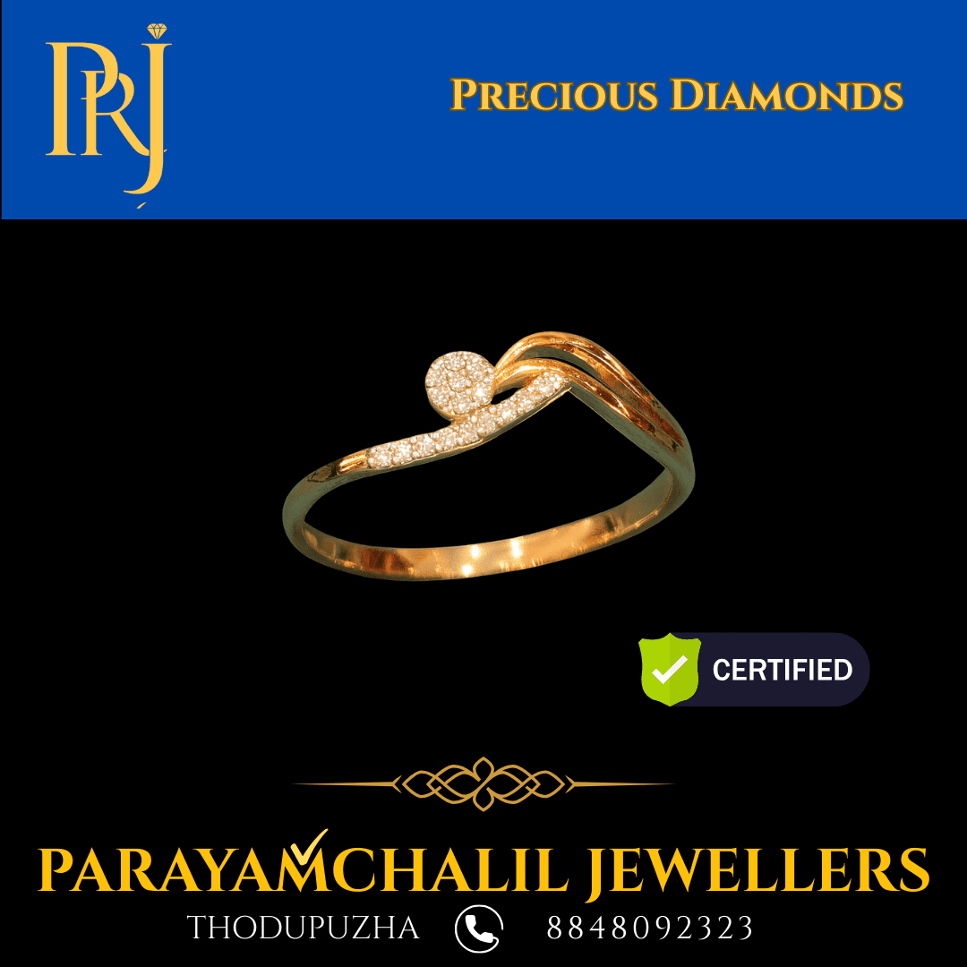 Precious Diamonds Heart Crossover Ring – Parayamchalil Jewellers Thodupuzha