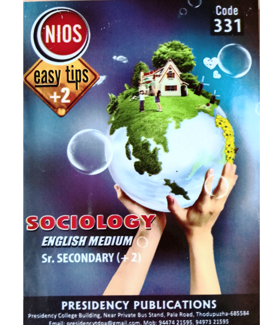 NIOS Plus Two Sociology guide Presidency Kerala