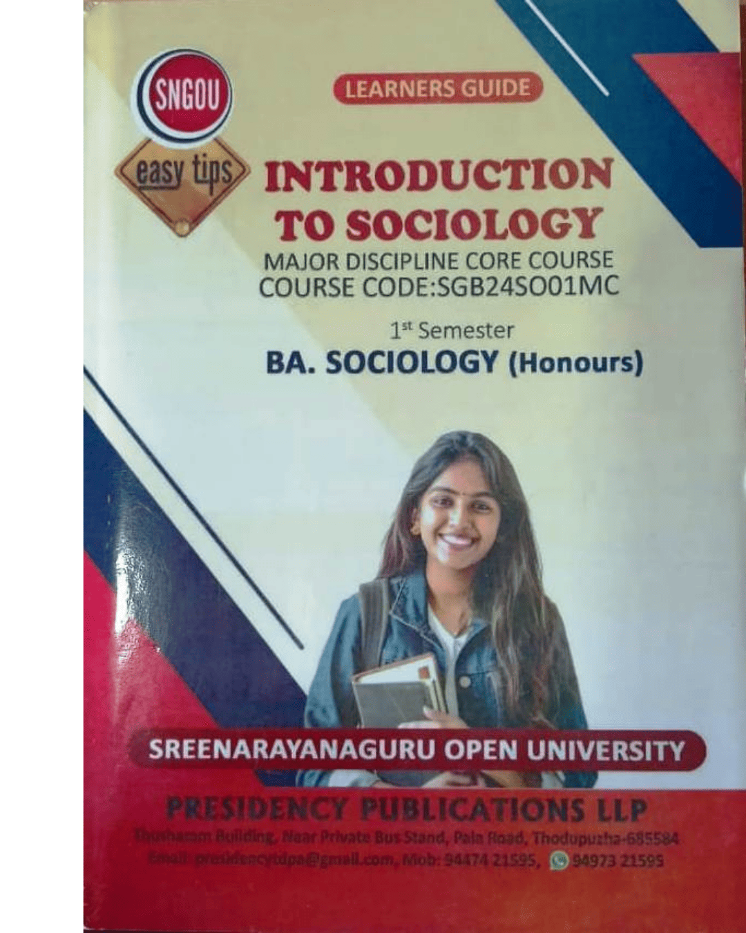 NIOS +2 Sociology(English) guide Presidency Publications