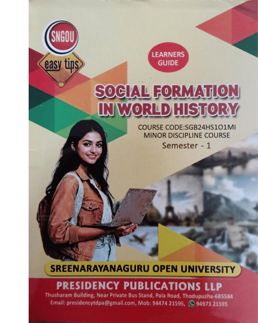 SN Open University Social Formation In World guide Presidency Kerala