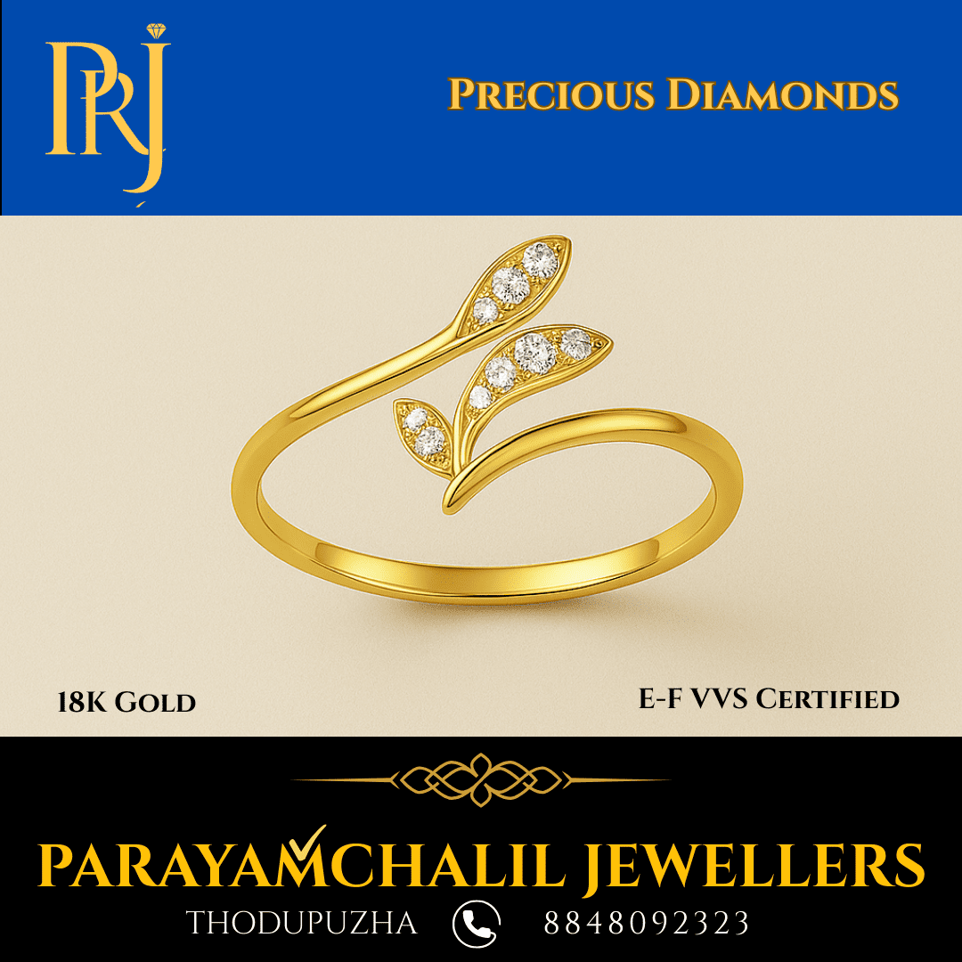 💎 Diamond Rings in Thodupuzha — Parayamchalil Jewellery | Precious Diamonds