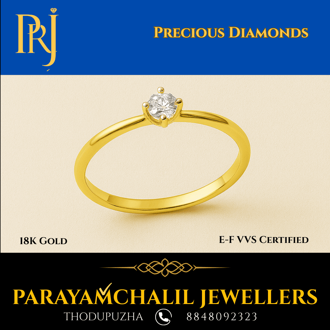 💎 Diamond Rings in Thodupuzha — Parayamchalil Jewellery | Precious Diamonds