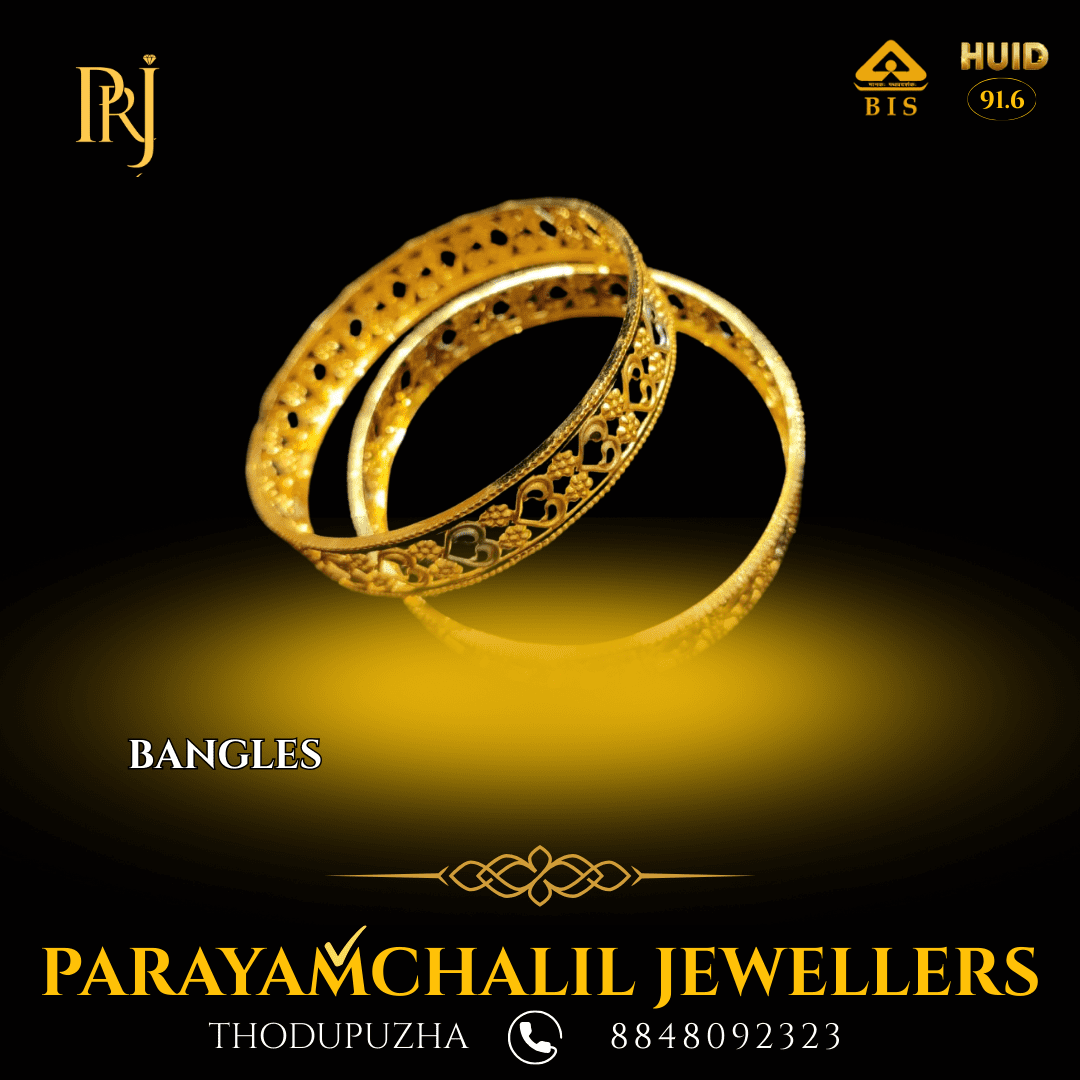 Gold Bangles in Thodupuzha — Parayamchalil Jewellery