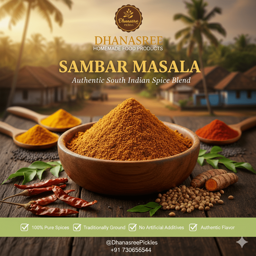 Home Made Sambar Powder