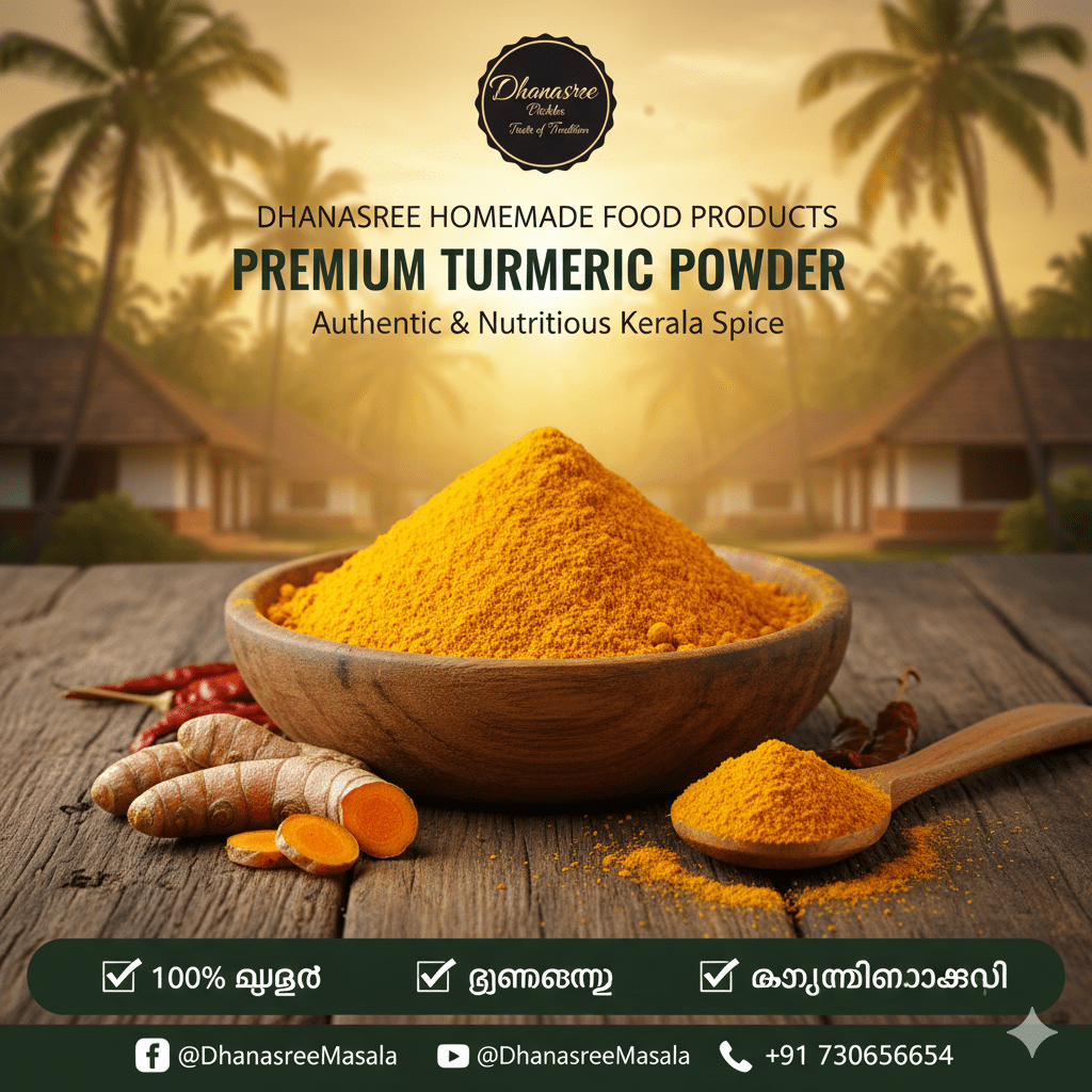 Home made tumeric powder