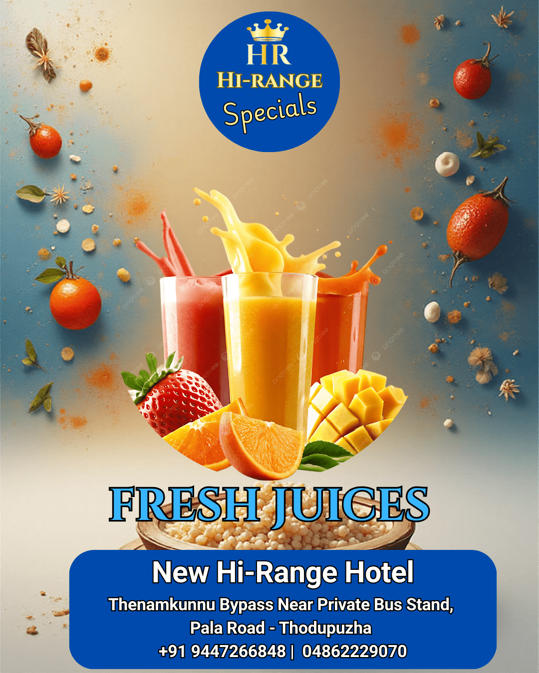 Fresh Juices - New Hi-Range Hotel