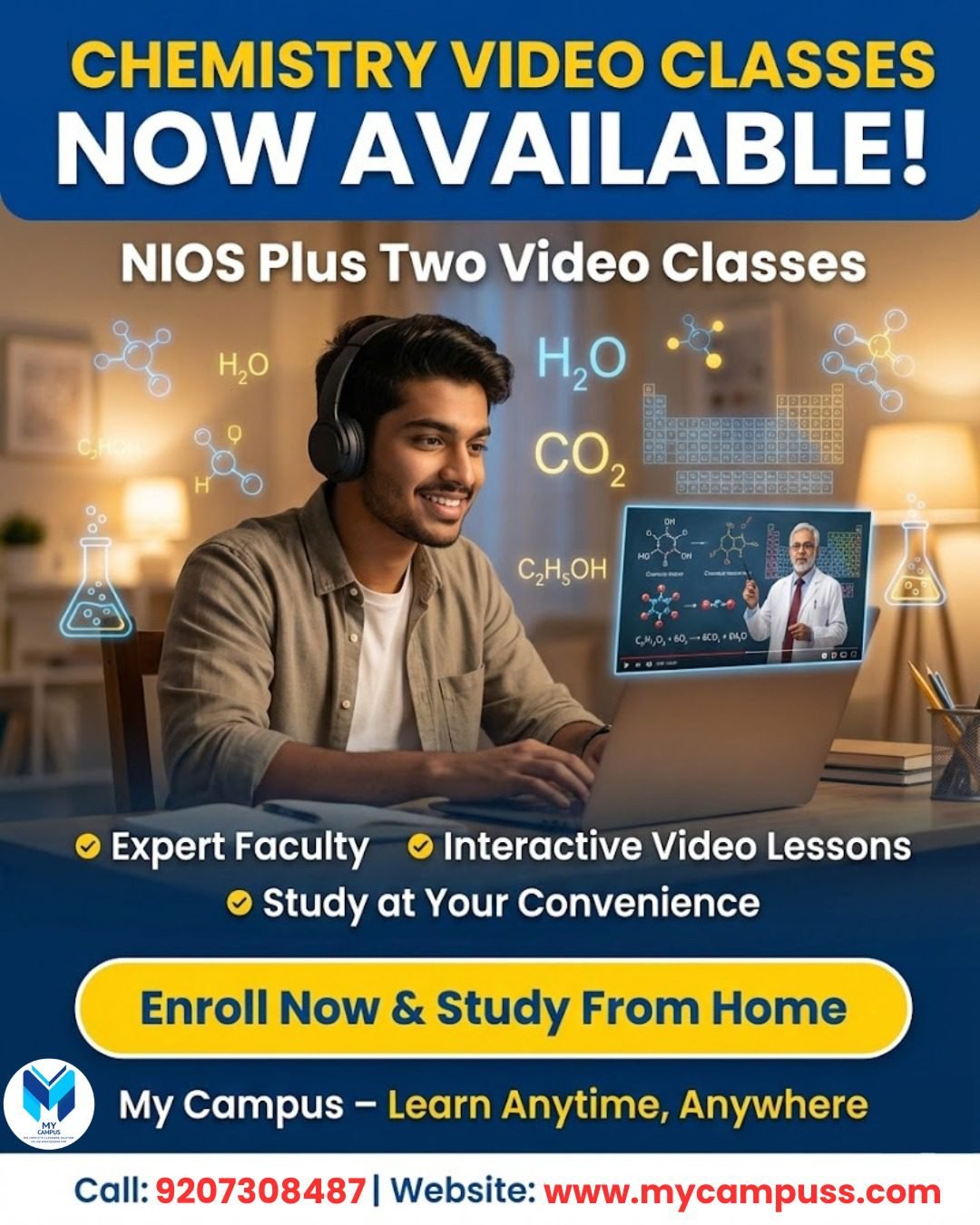 NIOS Plus Two Chemistry Video Classes – Now Available!